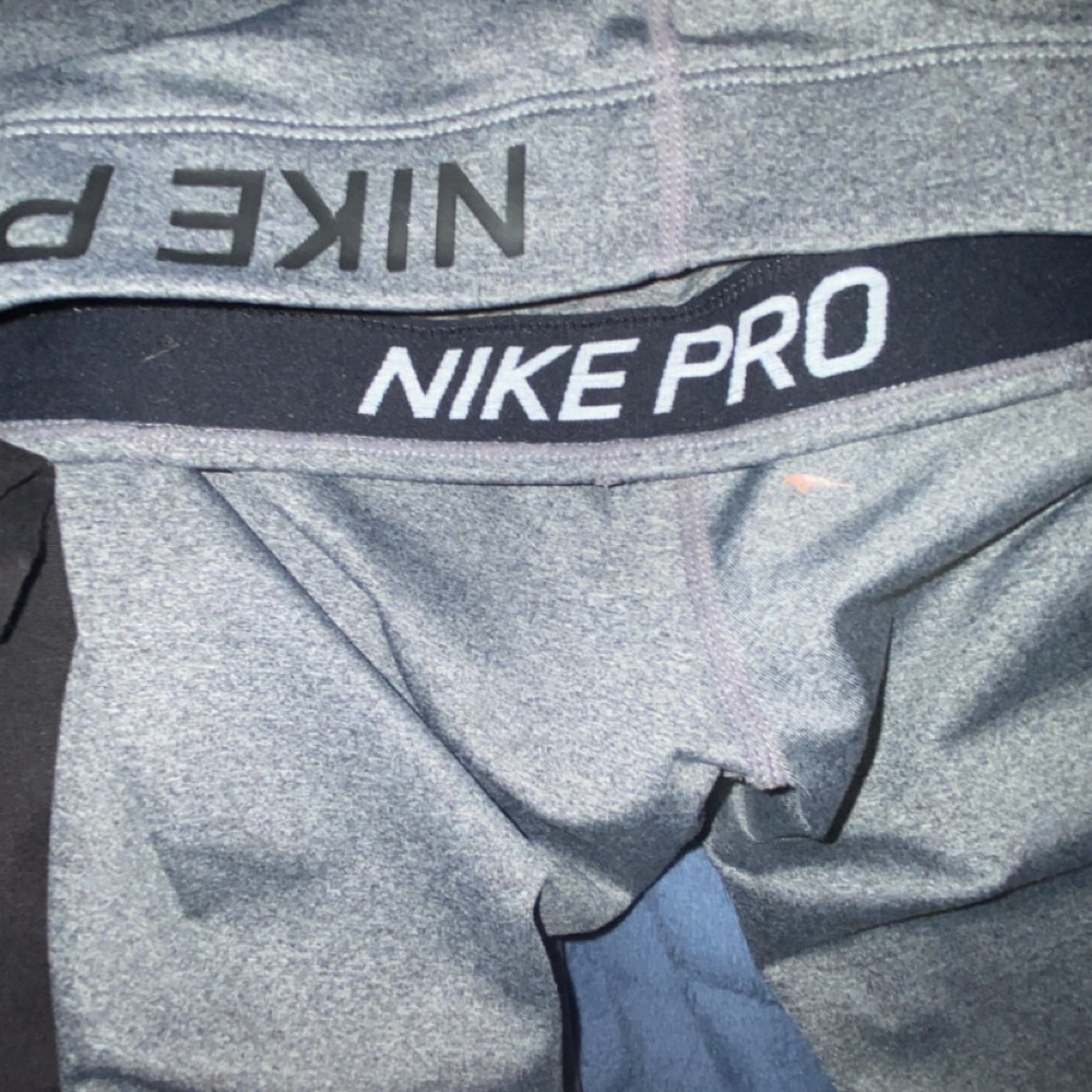 Nike Pro Heather Gray Leggings